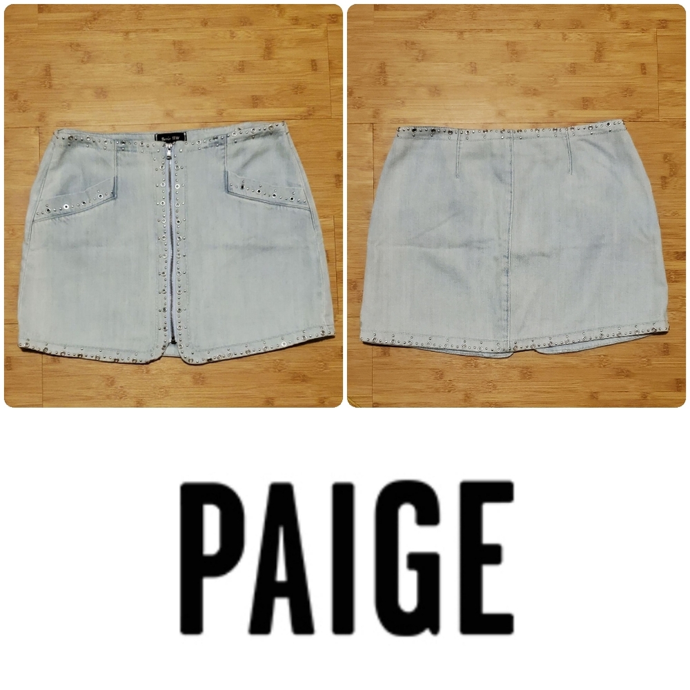 PAIGE Rosie jean mini skirt